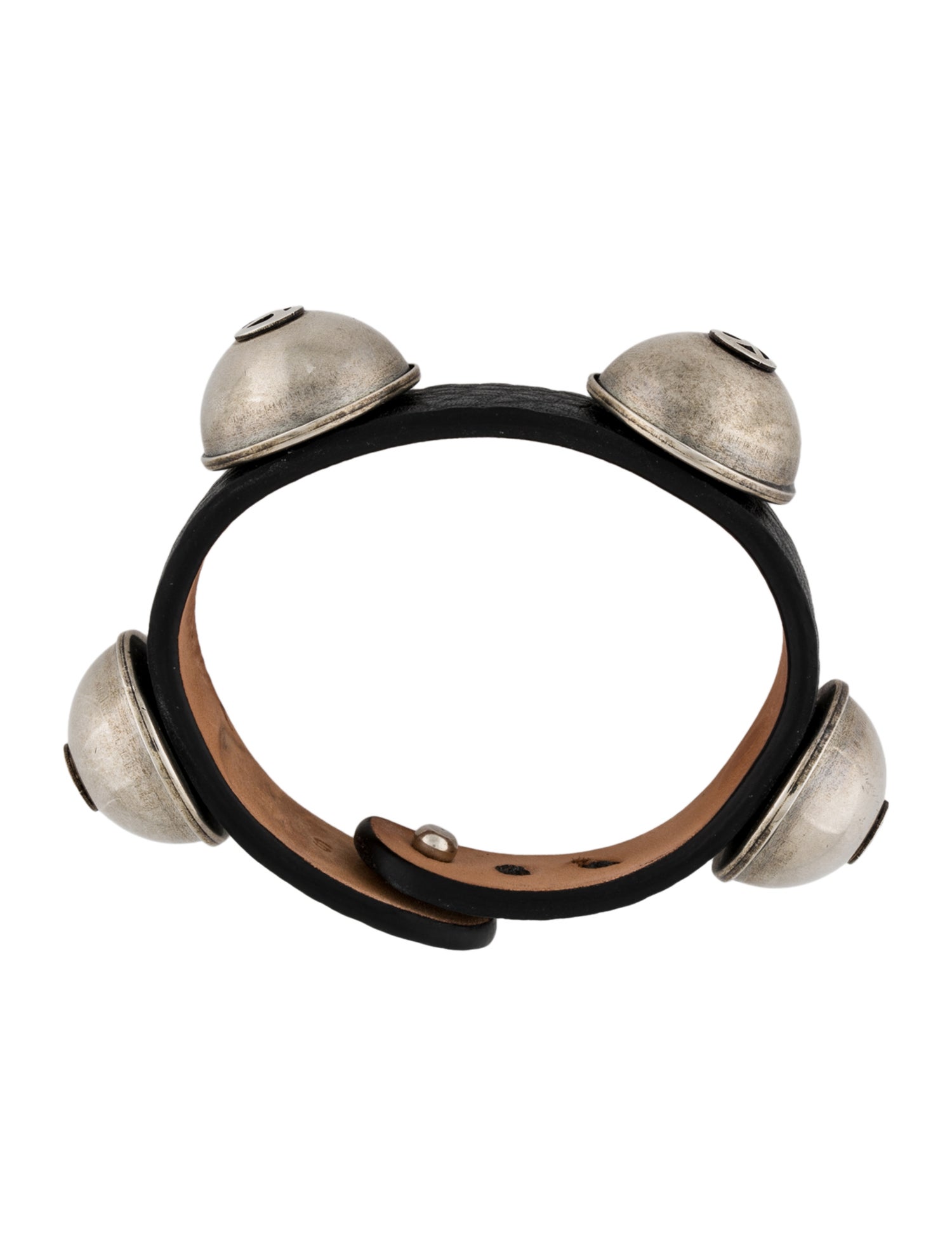 Acne Studios Leather Stud Bracelet