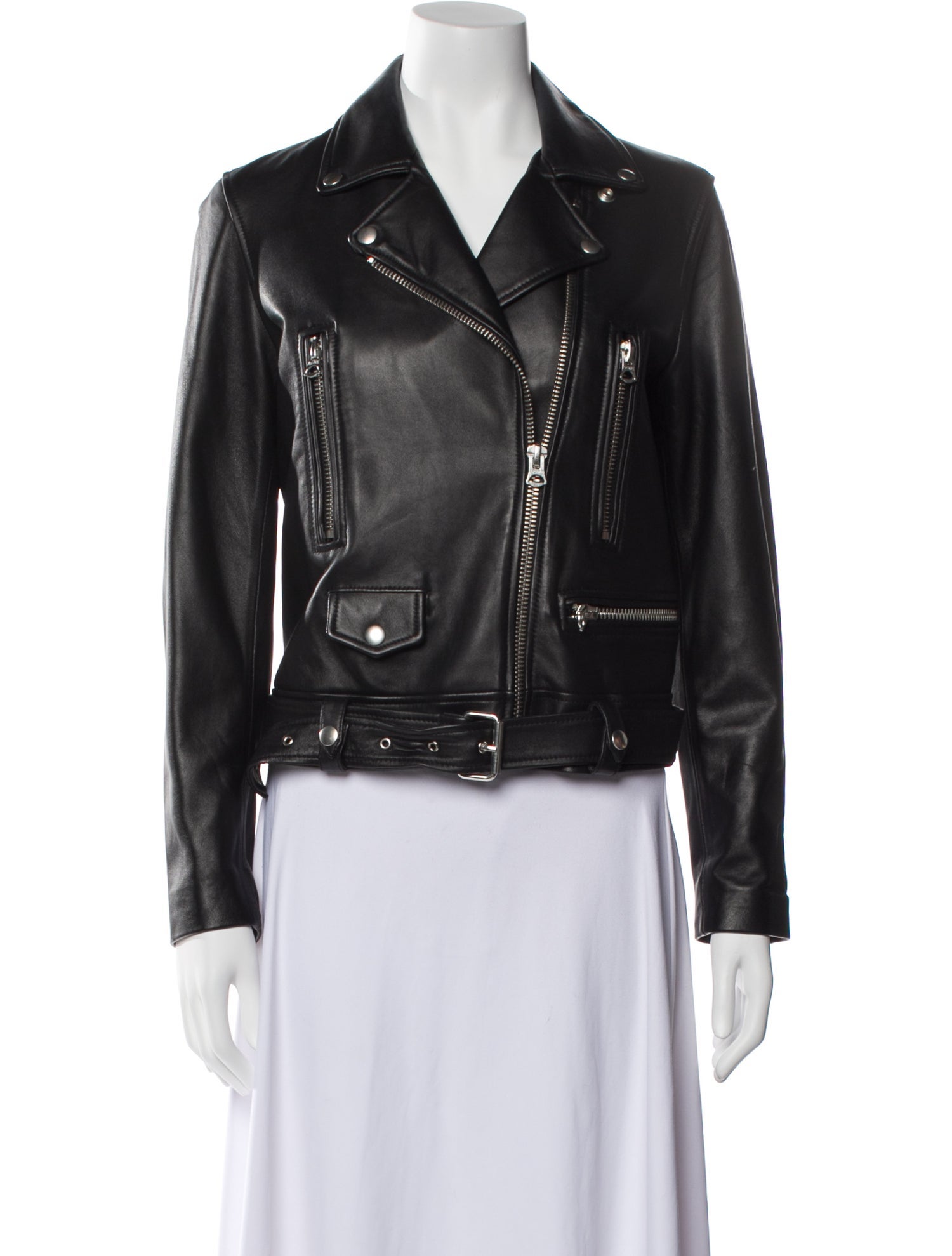 Acne Studios Leather Biker Jacket
