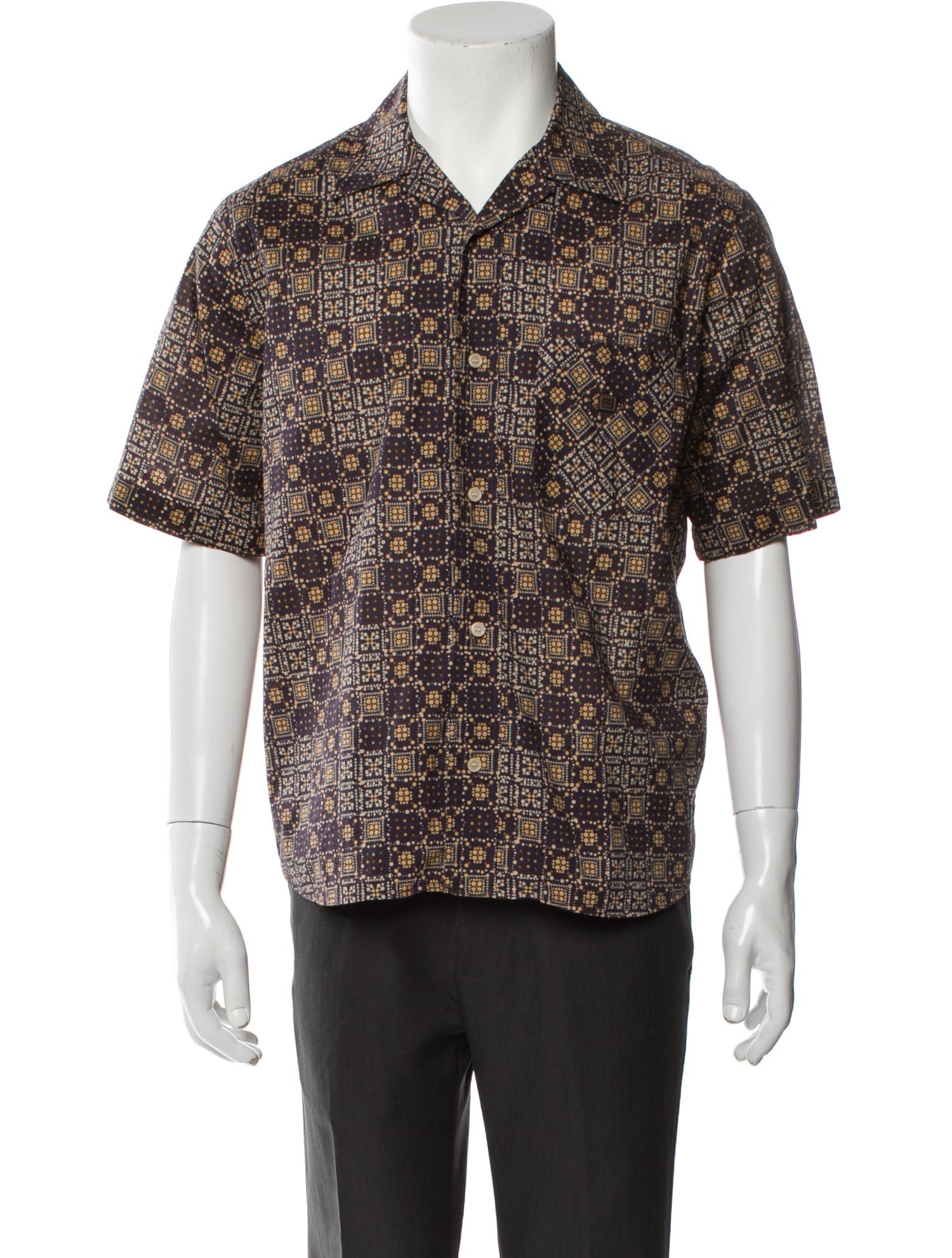 Acne Studios Printed Short Sleeve Shirt