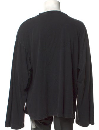 Acne Studios Crew Neck Long Sleeve T-Shirt