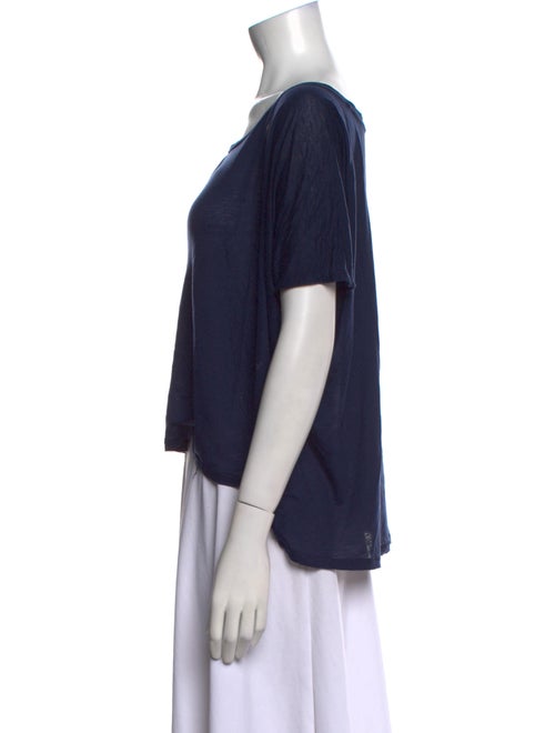 Acne Studios Bateau Neckline Short Sleeve T-Shirt