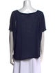 Acne Studios Bateau Neckline Short Sleeve T-Shirt