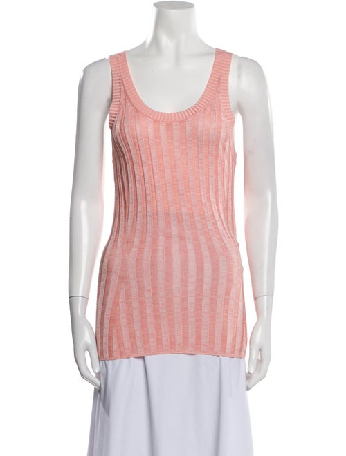 Acne Studios Striped Scoop Neck Top