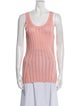 Acne Studios Striped Scoop Neck Top
