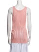 Acne Studios Striped Scoop Neck Top