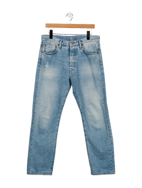 Acne Studios High-Rise Straight Leg Jeans