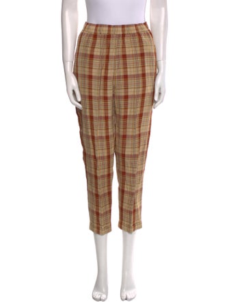 Acne Studios Linen Straight Leg Pants