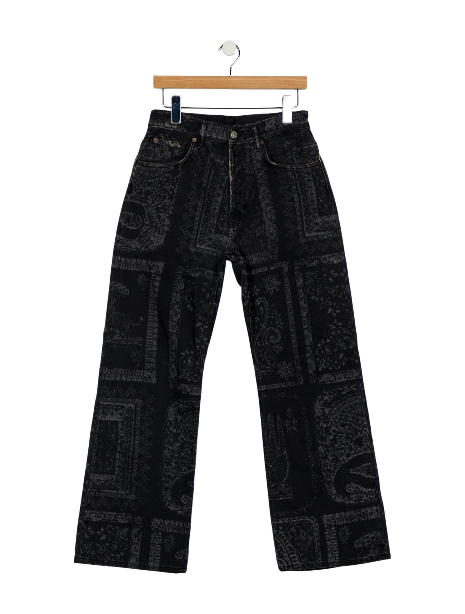 RE/DONE High-Rise Straight Leg Jeans - Blue, 11