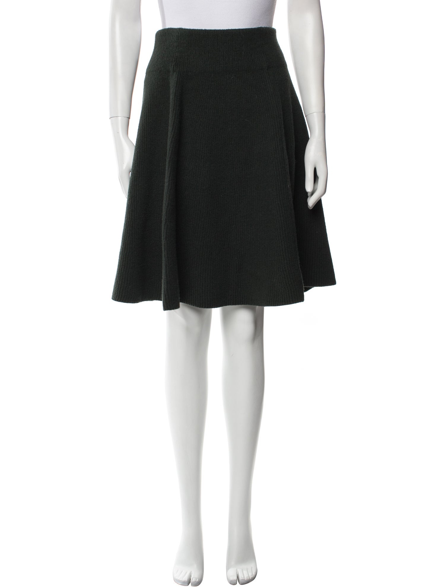 Acne Studios Merino Wool Knee-Length Skirt