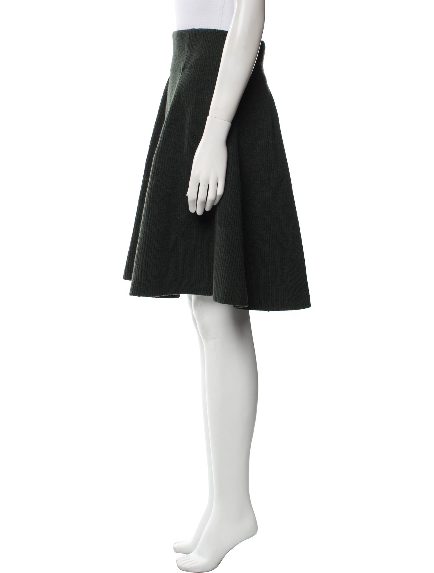 Acne Studios Merino Wool Knee-Length Skirt
