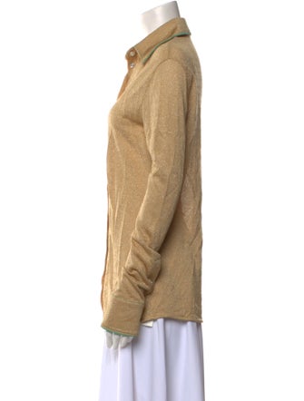 Acne Studios Long Sleeve Button-Up Top