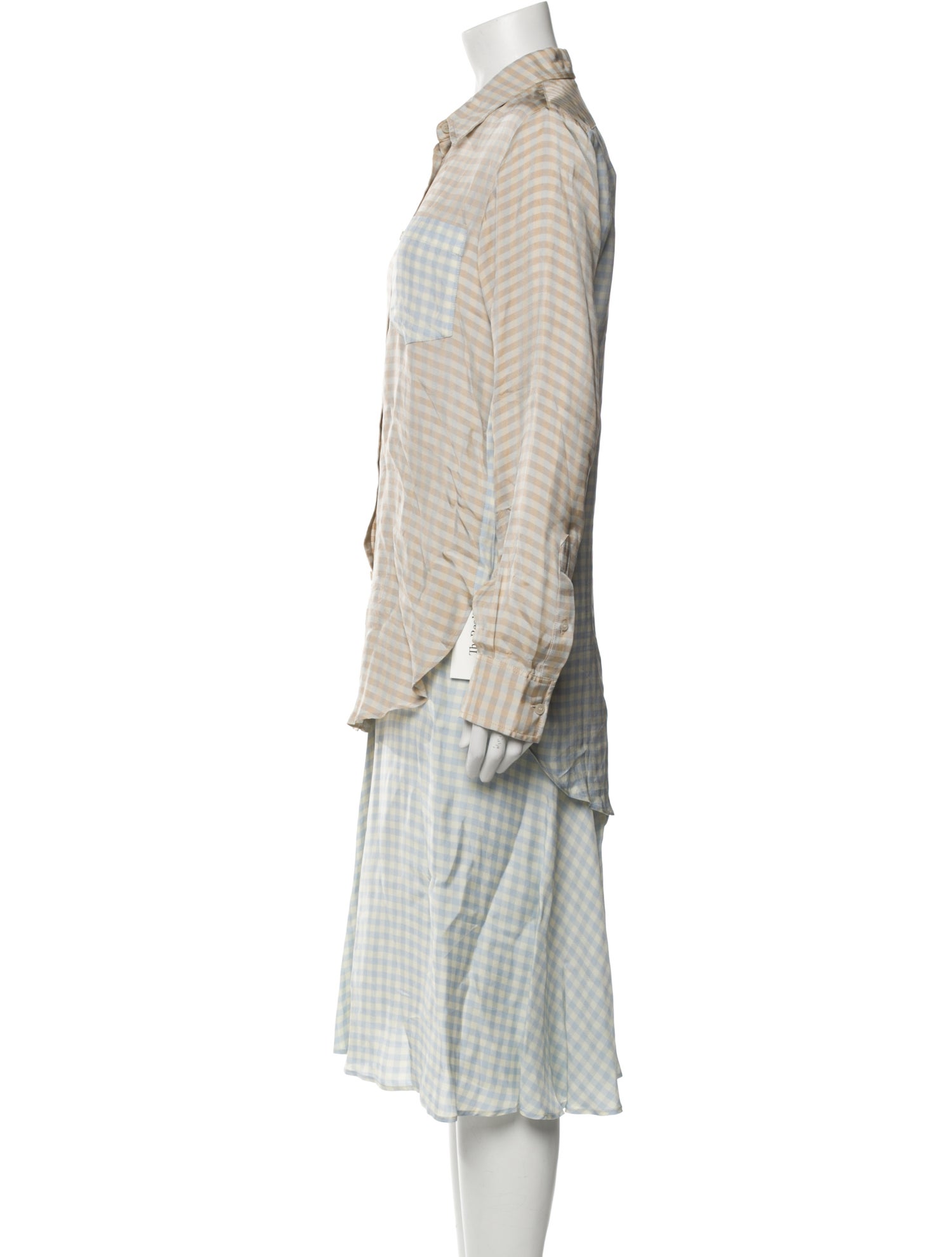 Acne Studios Printed Ruffle Embellishment Skirt Set