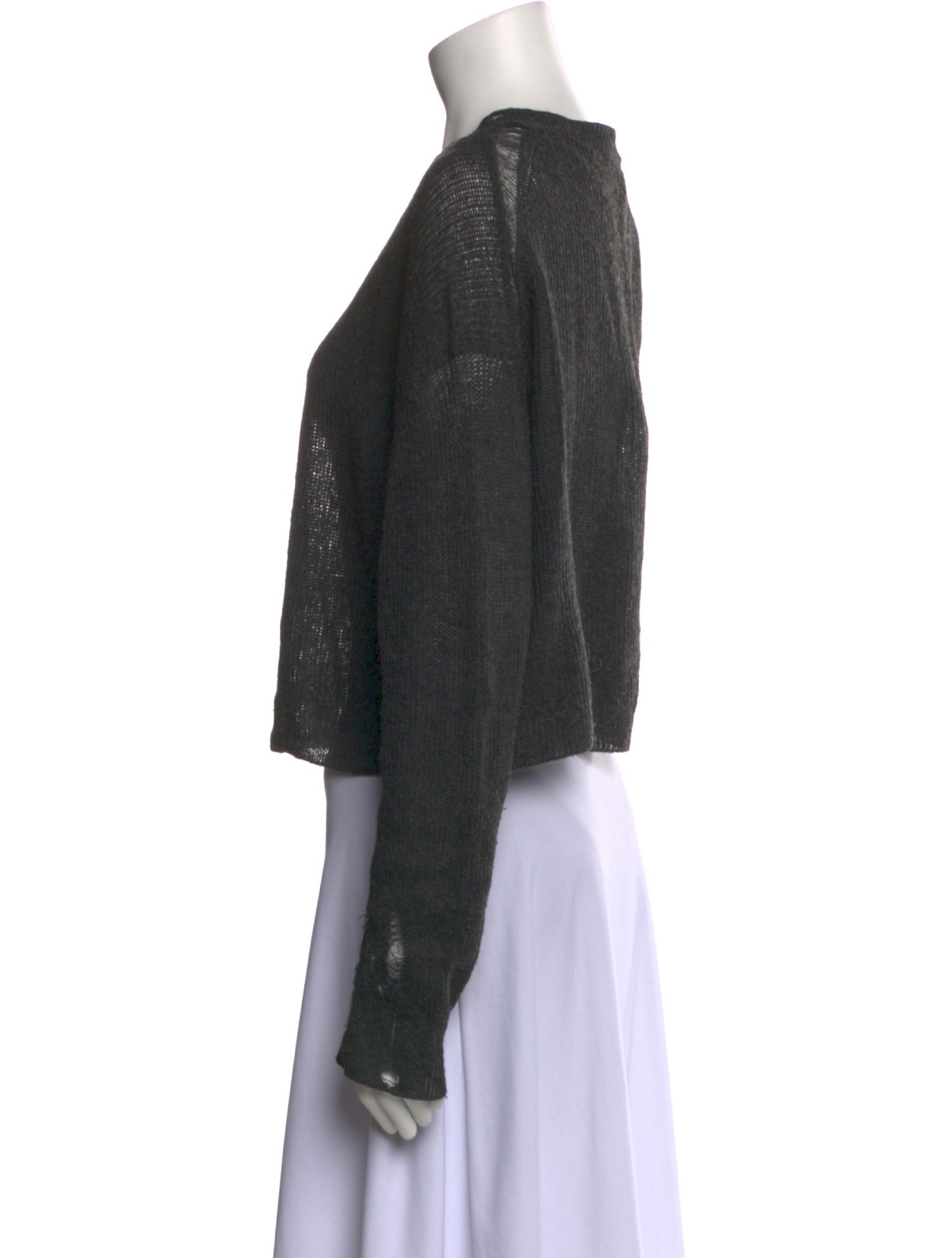 Acne Studios Nylon V-Neck Sweater