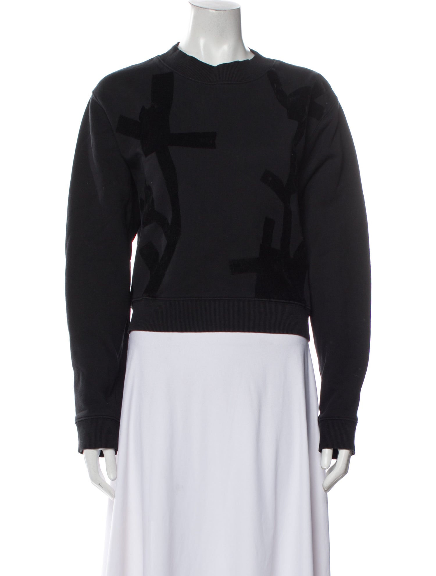 Acne Studios Crew Neck Long Sleeve Sweatshirt