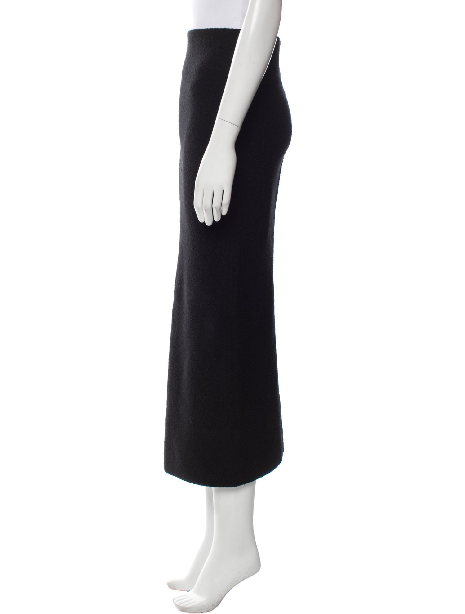 Acne Studios Merino Wool Midi Length Skirt