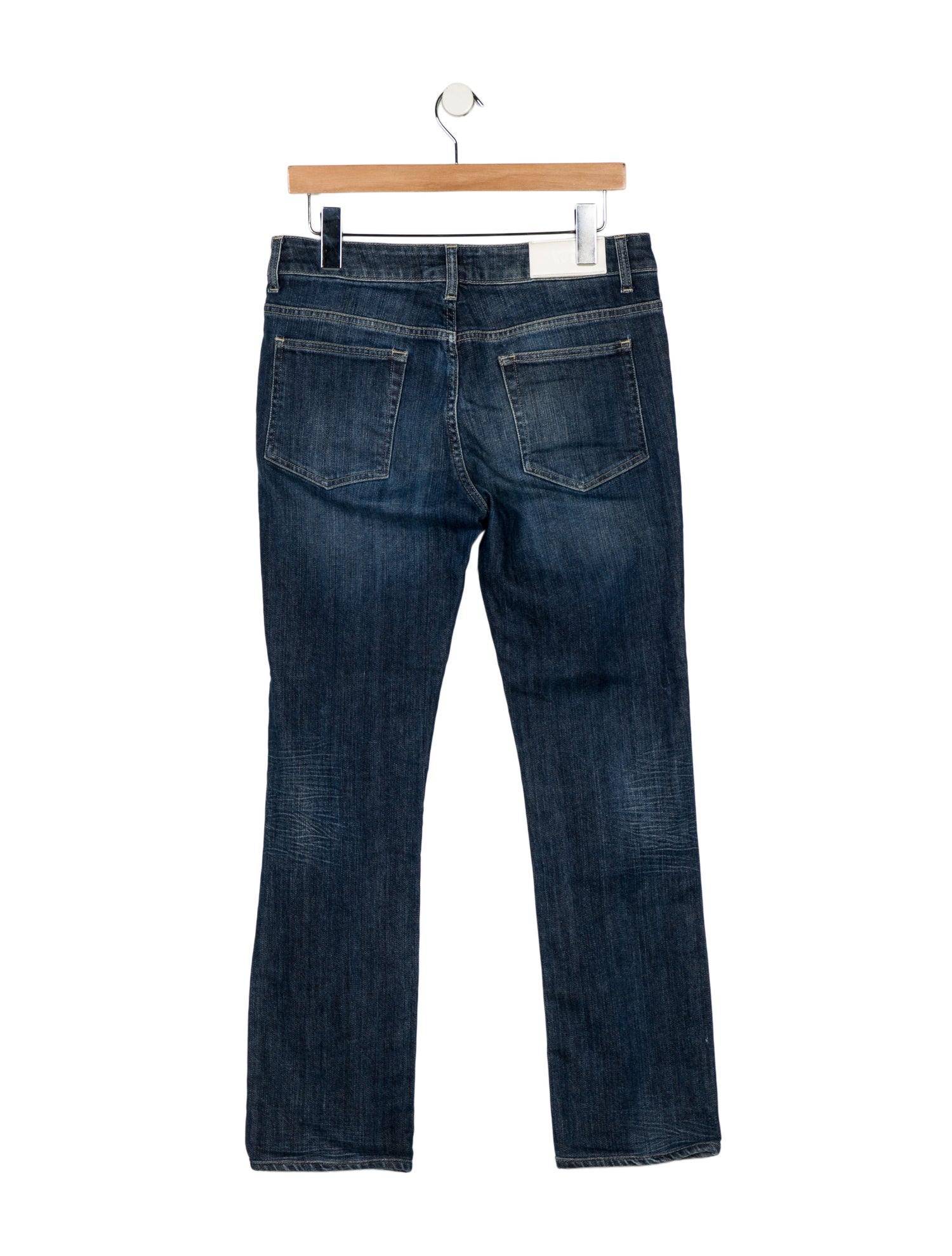 Acne Studios Mid-Rise Straight Leg Jeans