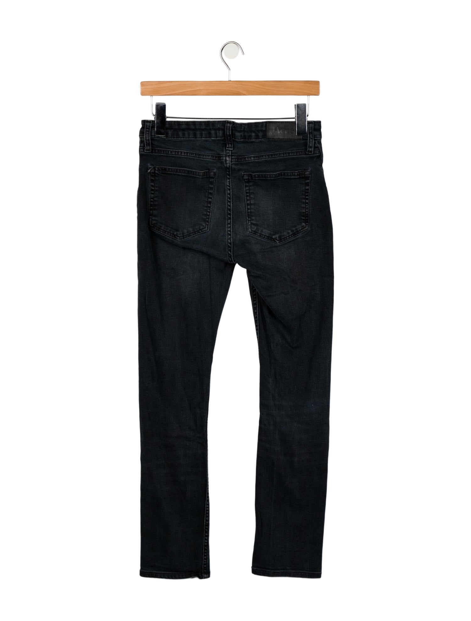 Acne Studios Mid-Rise Straight Leg Jeans