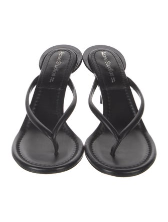 Acne Studios Leather Slides