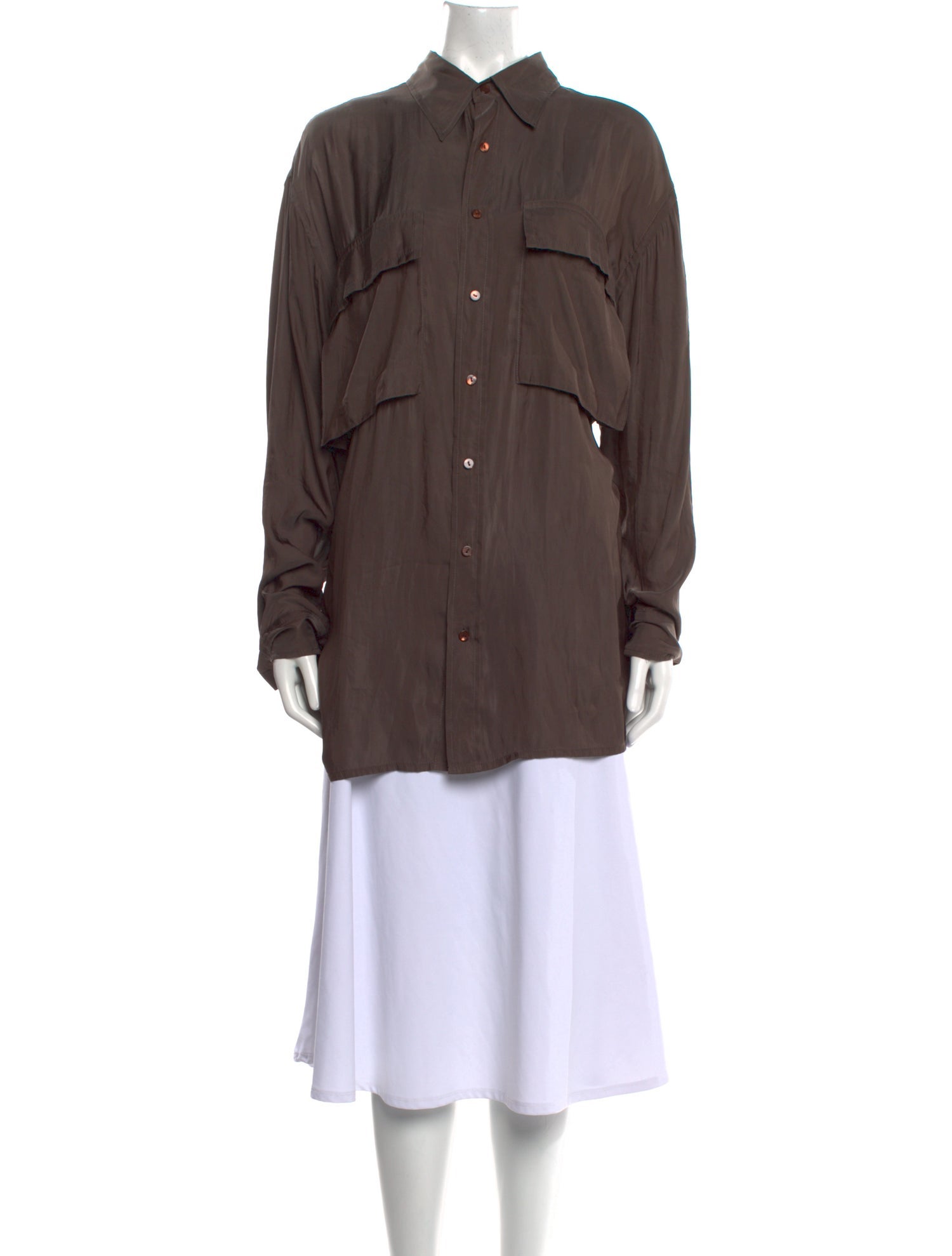 Acne Studios Long Sleeve Button-Up Top