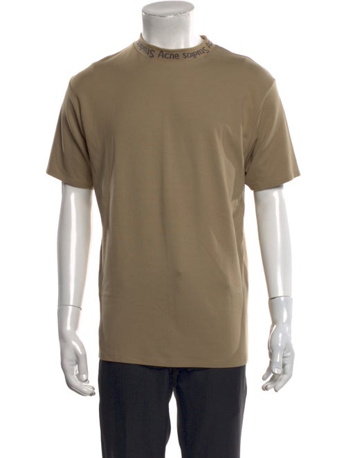 Acne Studios Mock Neck Short Sleeve T-Shirt