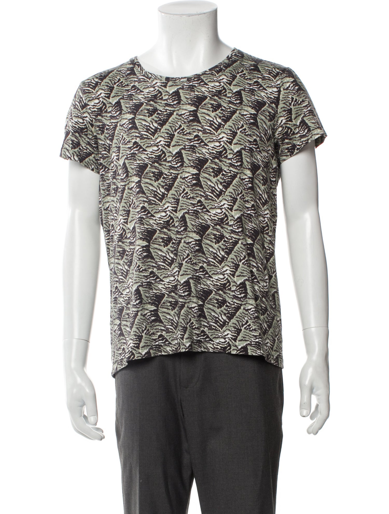 Acne Studios Printed Scoop Neck T-Shirt