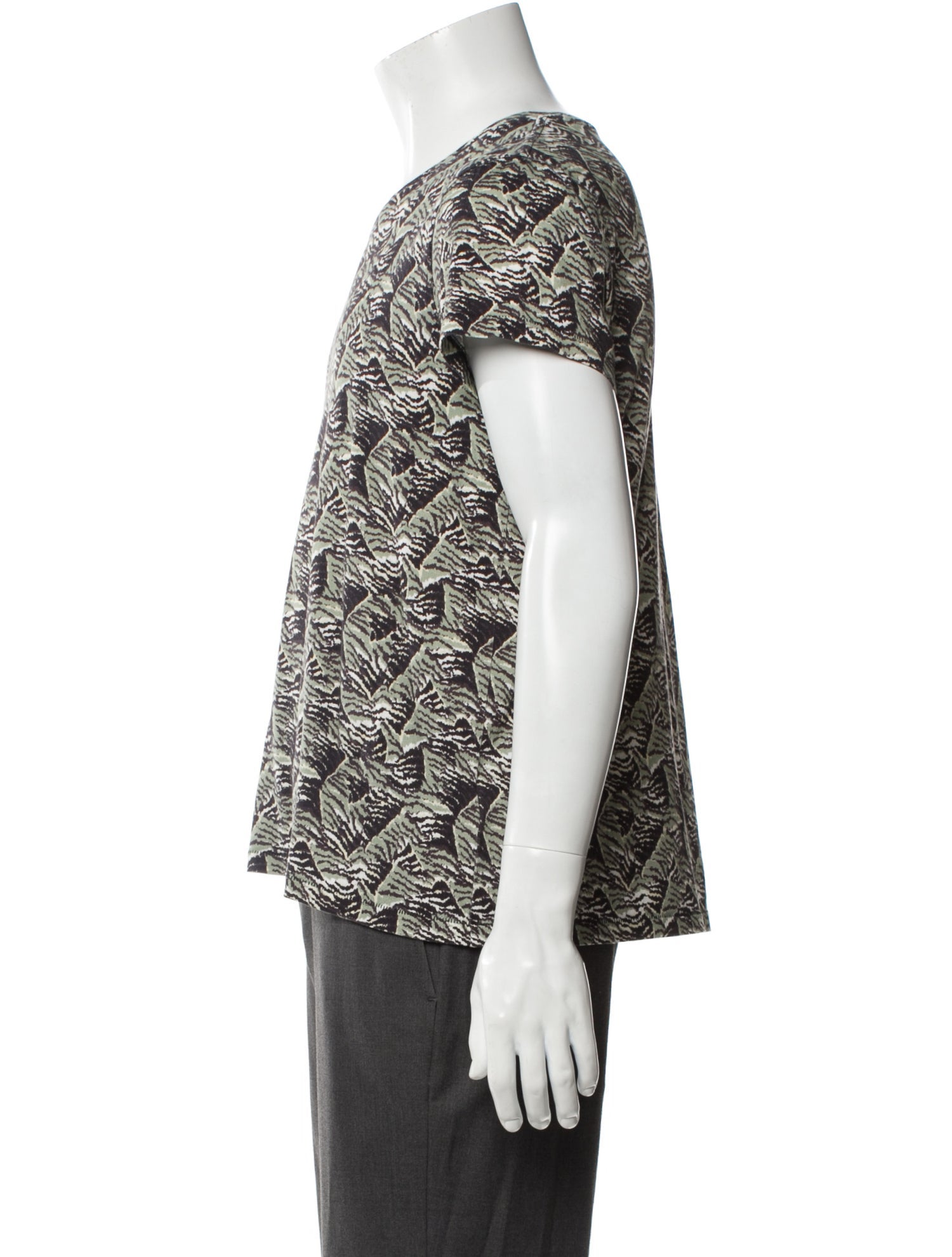 Acne Studios Printed Scoop Neck T-Shirt