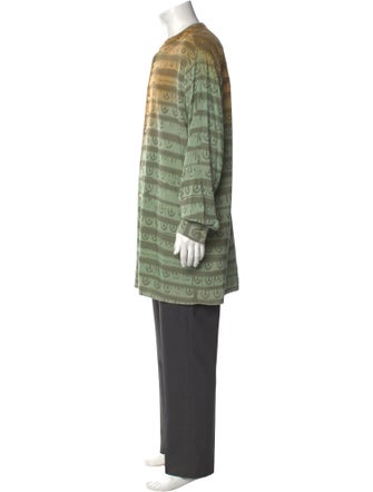 Acne Studios Plaid Print Long Sleeve Shirt