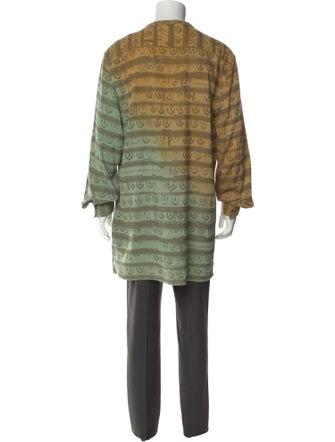 Acne Studios Plaid Print Long Sleeve Shirt