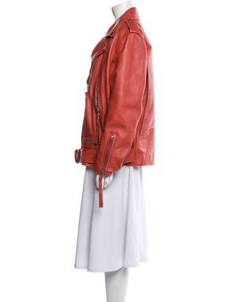 Acne Studios Lamb Leather Biker Jacket