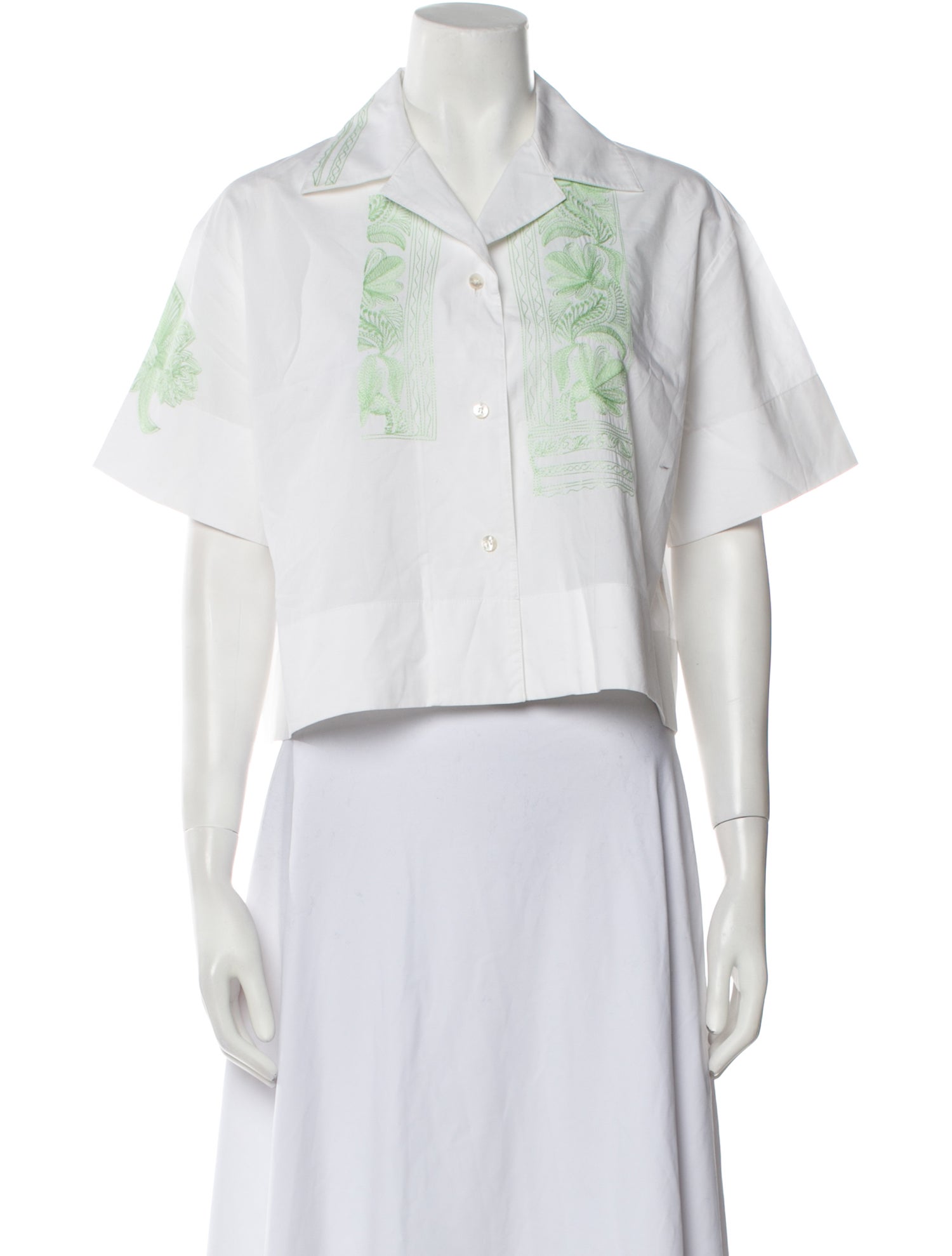 Acne Studios Short Sleeve Crop Top