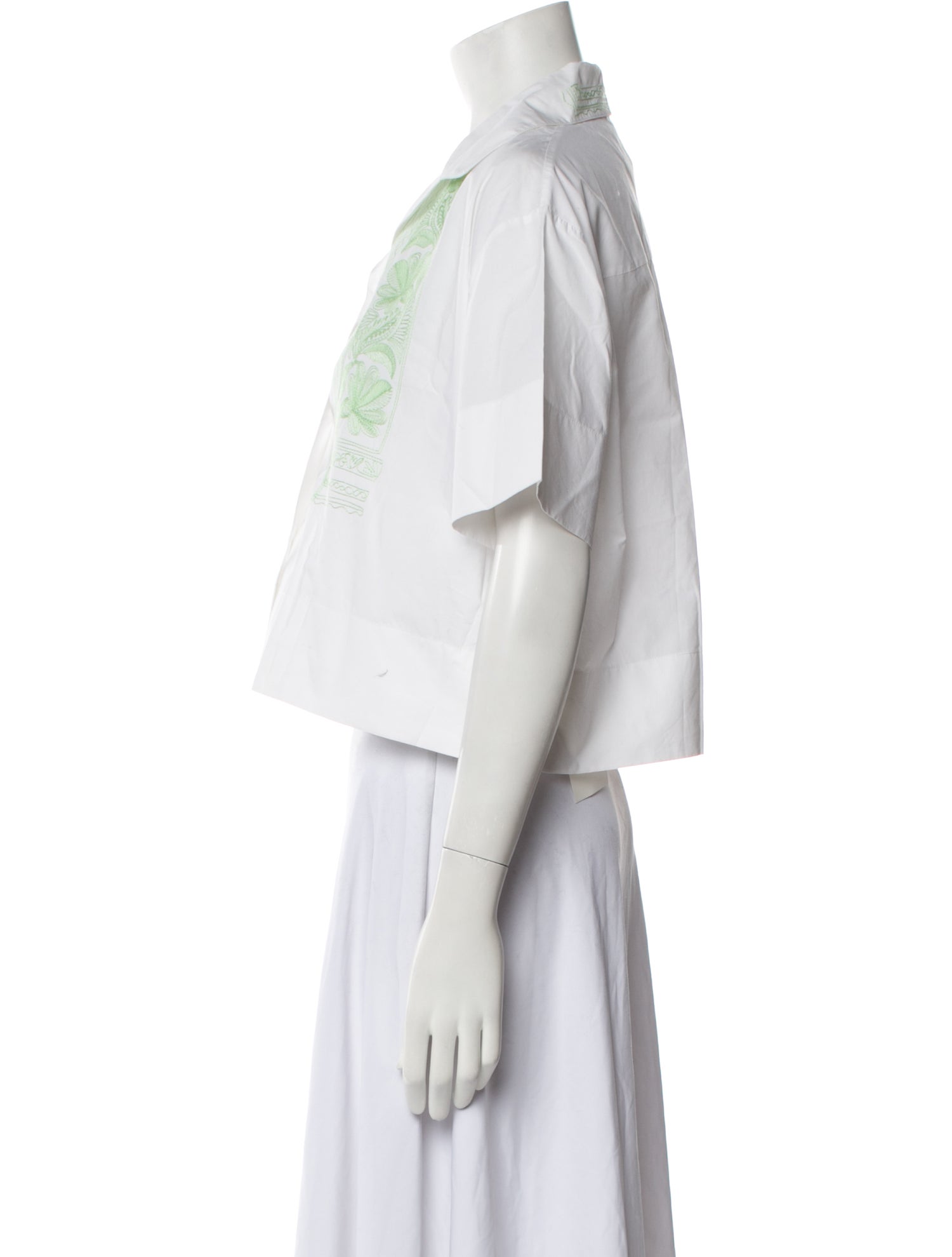 Acne Studios Short Sleeve Crop Top