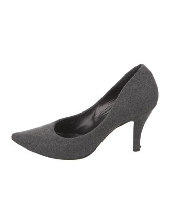 Acne Studios Wool Printed Pumps