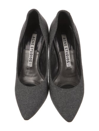 Acne Studios Wool Printed Pumps
