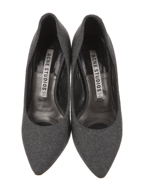 Acne Studios Wool Printed Pumps