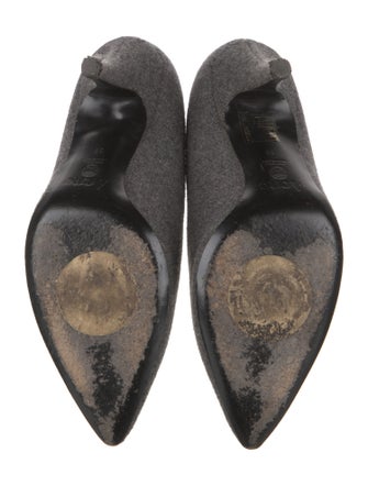 Acne Studios Wool Printed Pumps