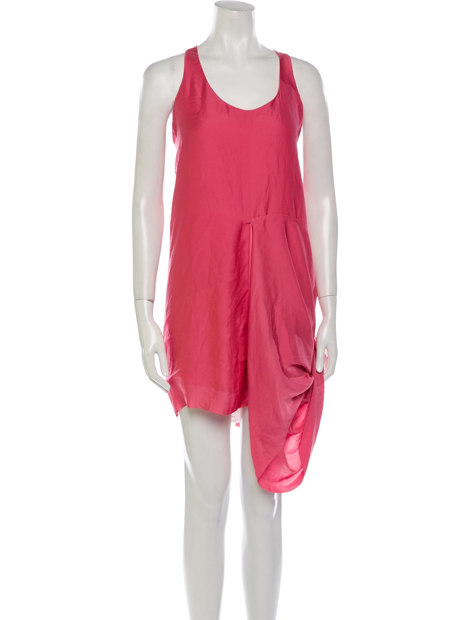 Acne Studios Scoop Neck Mini Dress