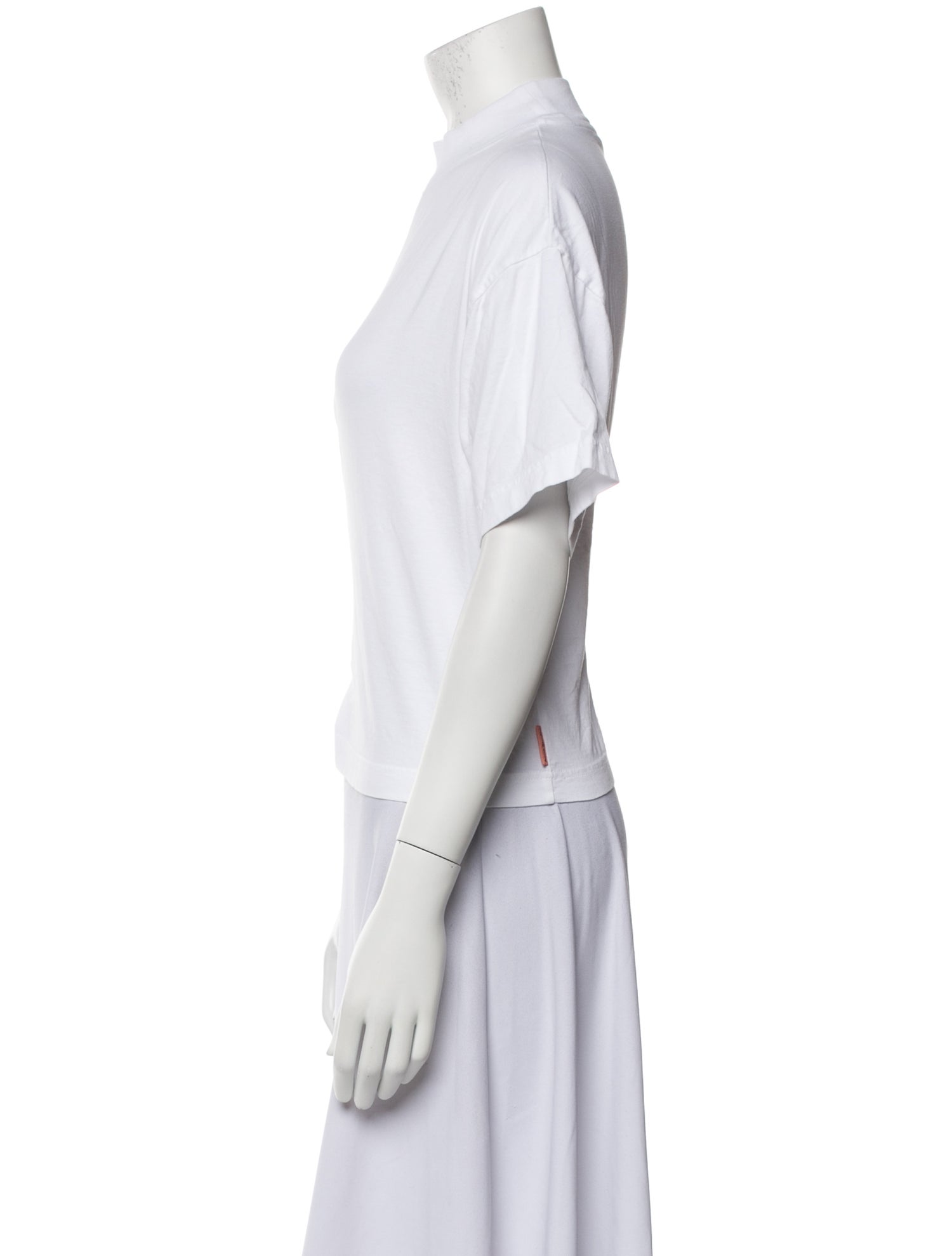Acne Studios Mock Neck Short Sleeve T-Shirt