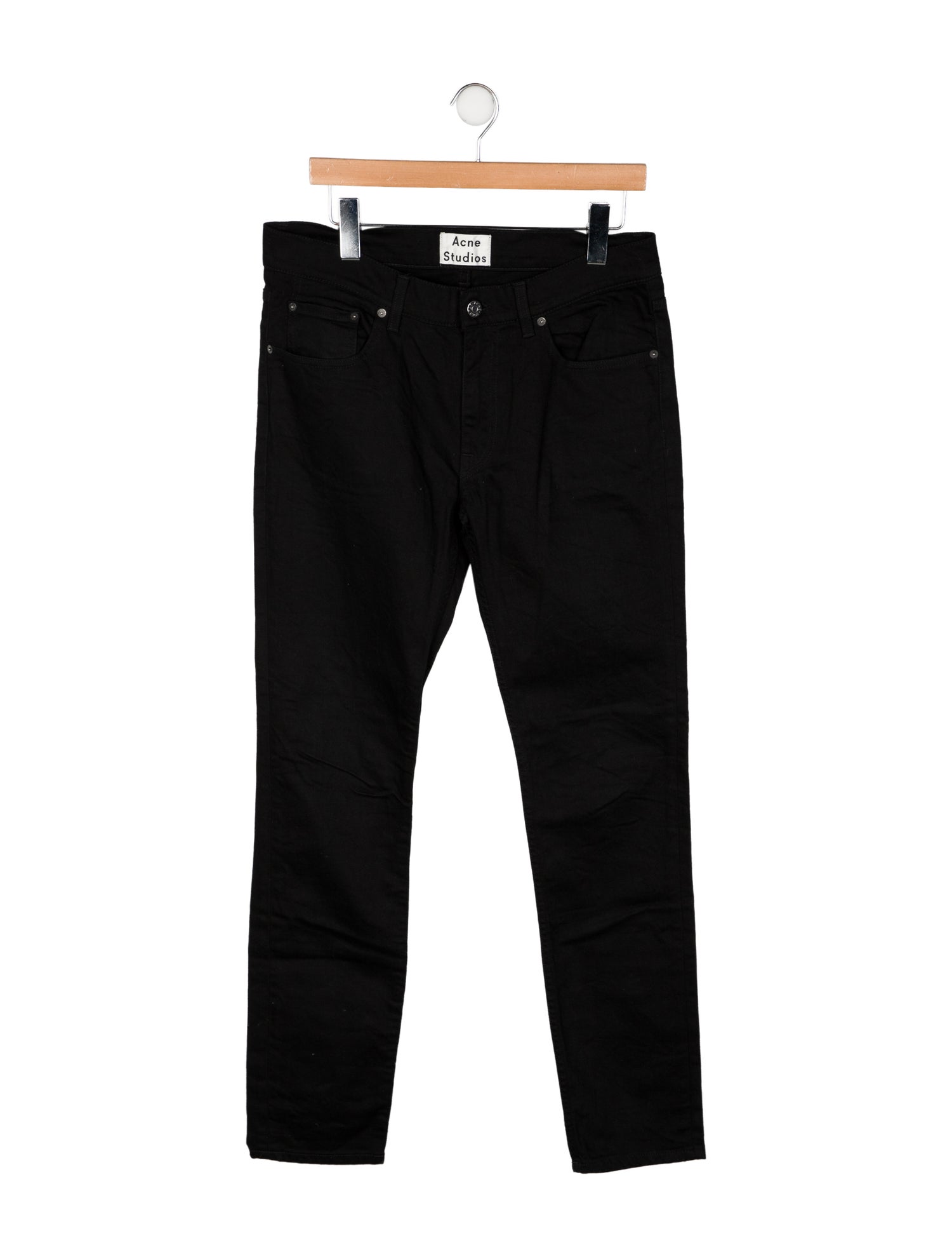 Acne Studios Mid-Rise Straight Leg Jeans