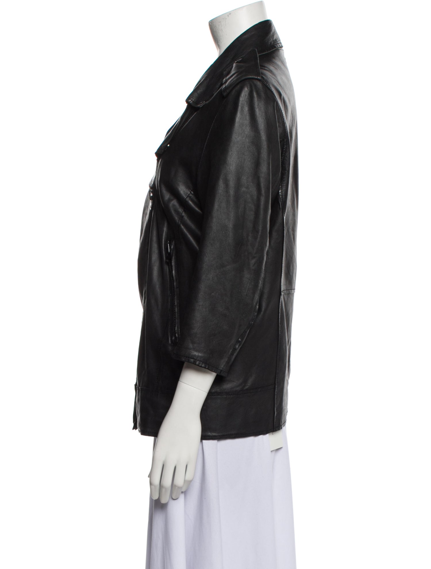 Acne Studios Leather Biker Jacket