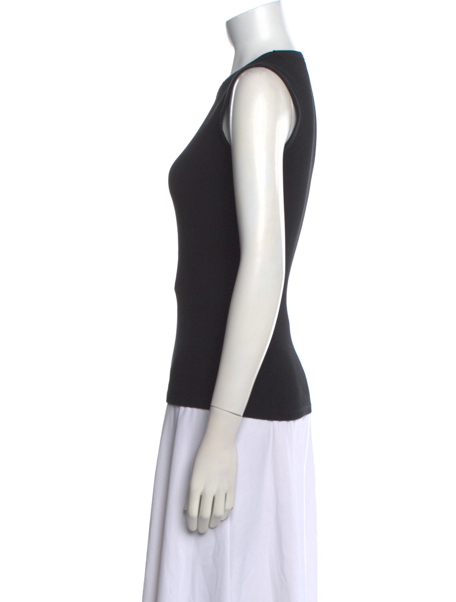 Acne Studios Crew Neck Sleeveless Top