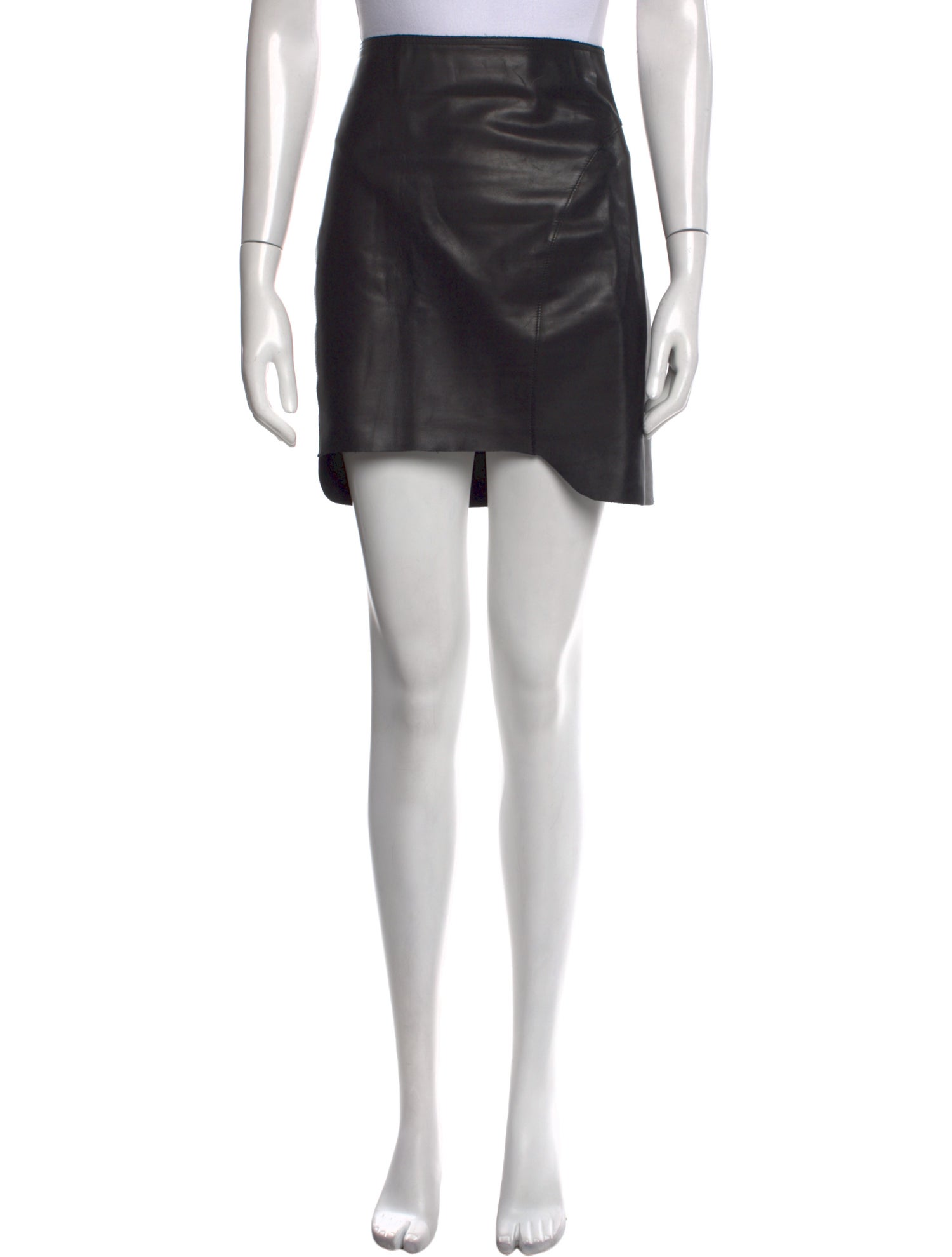 Acne Studios Leather Mini Skirt