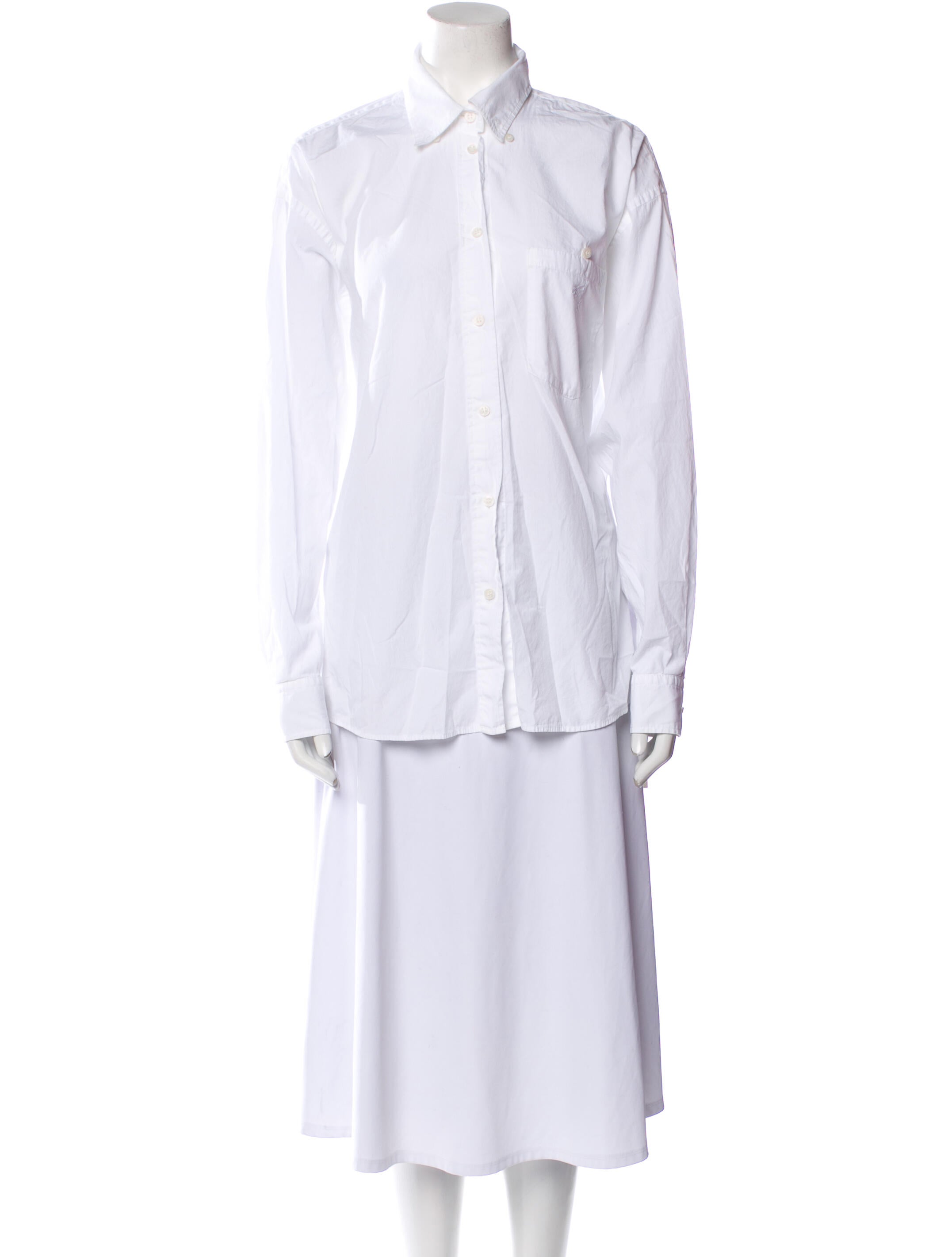 Acne Studios Long Sleeve Button-Up Top