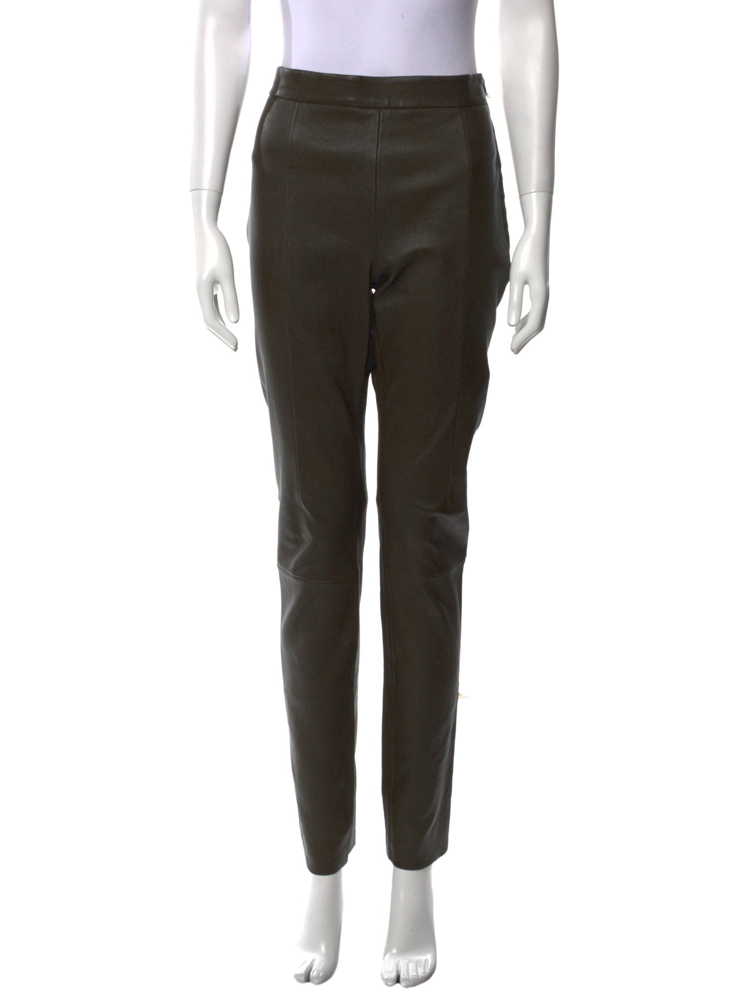 Acne Studios Lamb Leather Straight Leg Pants