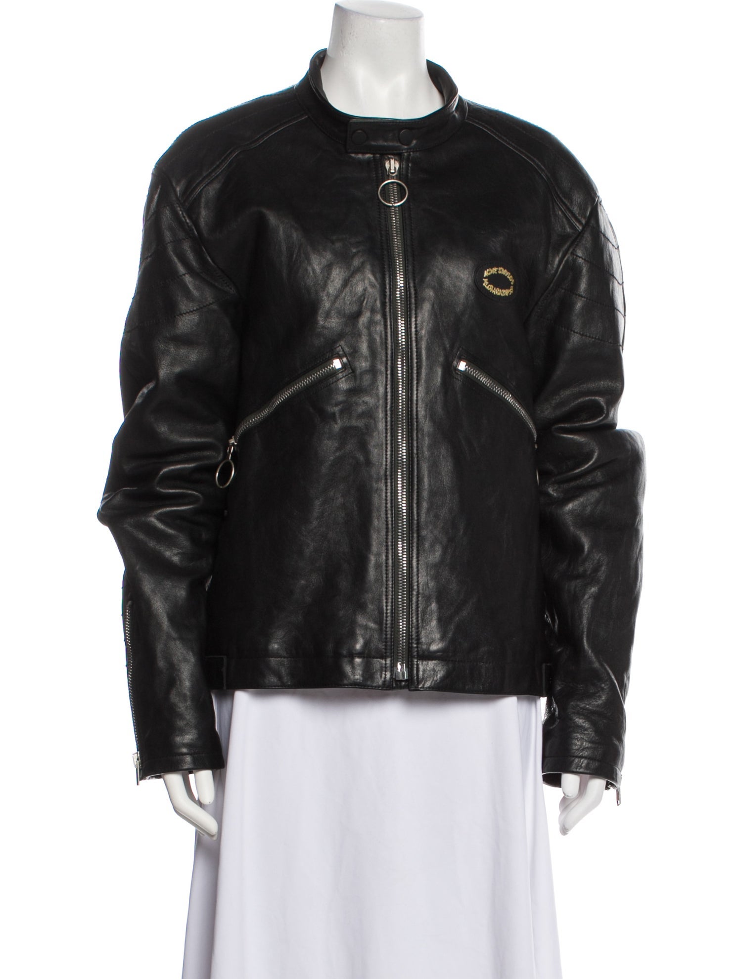 Acne Studios Leather Biker Jacket