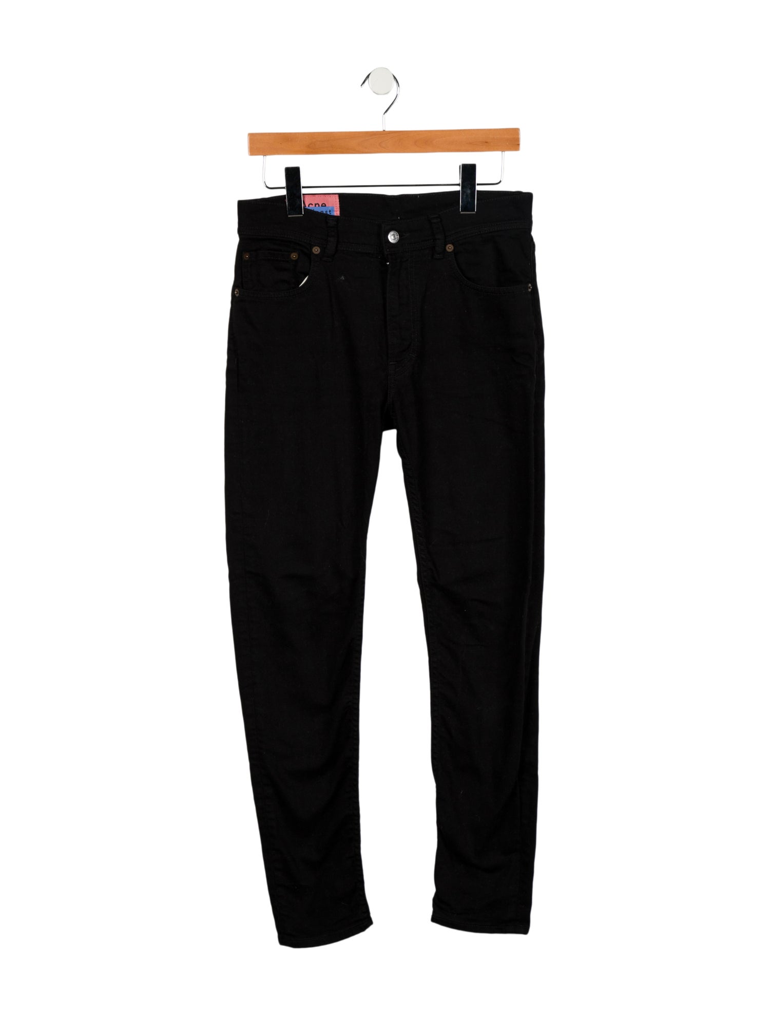 Acne Studios Mid-Rise Straight Leg Jeans