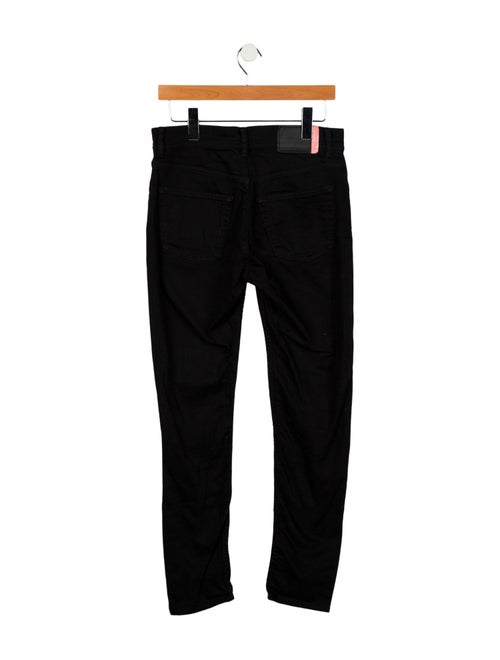 Acne Studios Mid-Rise Straight Leg Jeans