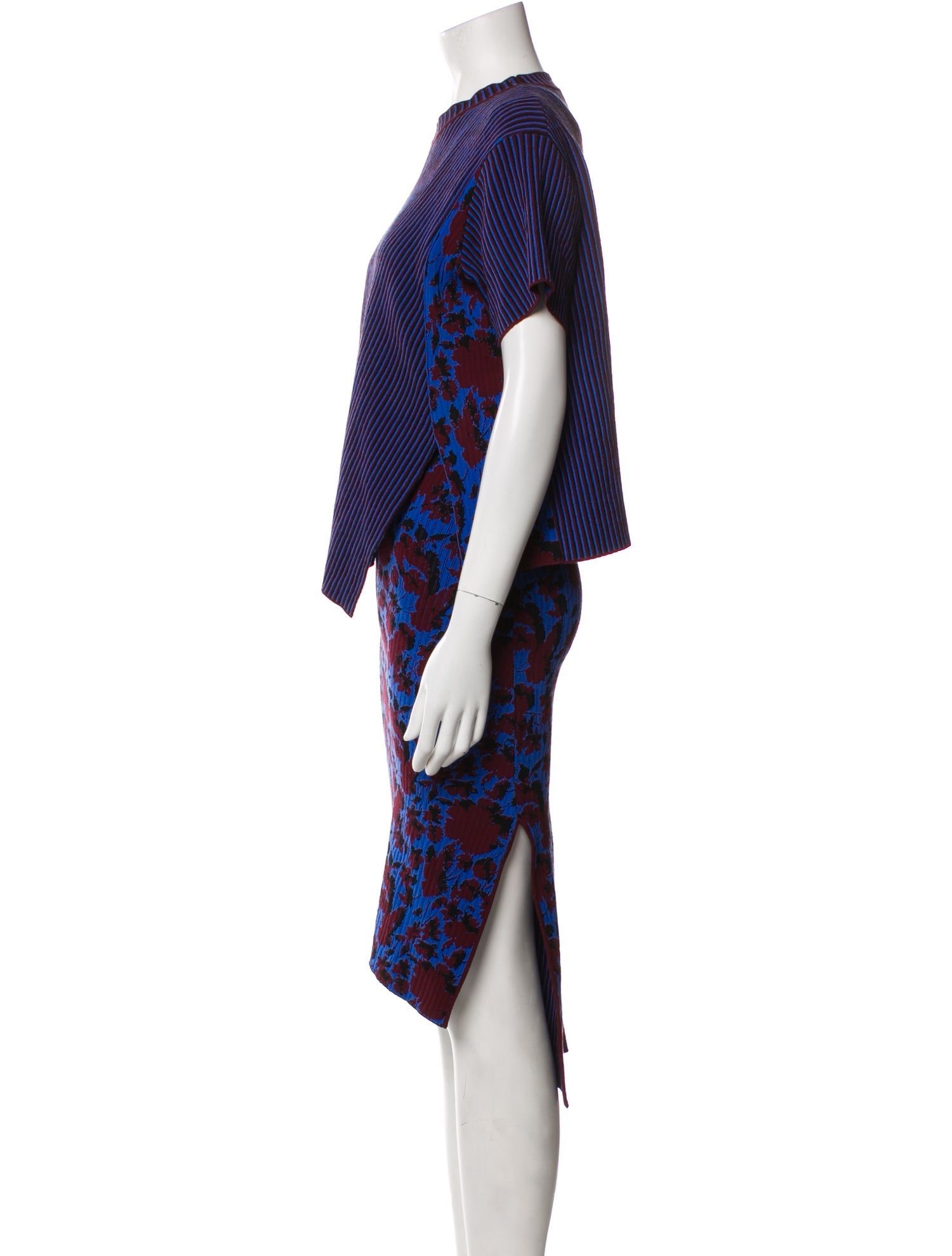 Acne Studios Striped Skirt Set