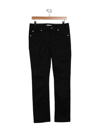 Acne Studios Mid-Rise Straight Leg Jeans