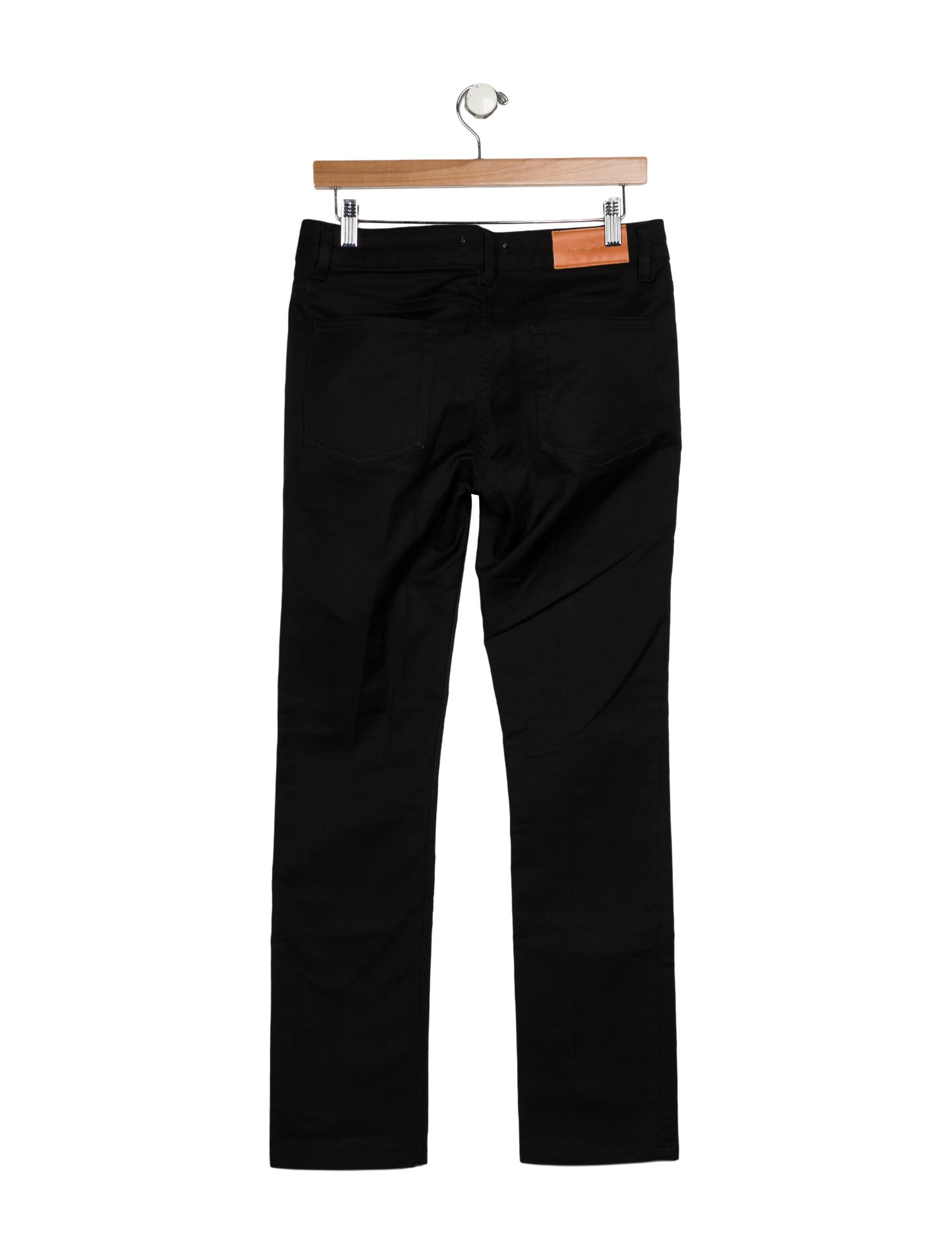 Acne Studios Mid-Rise Straight Leg Jeans