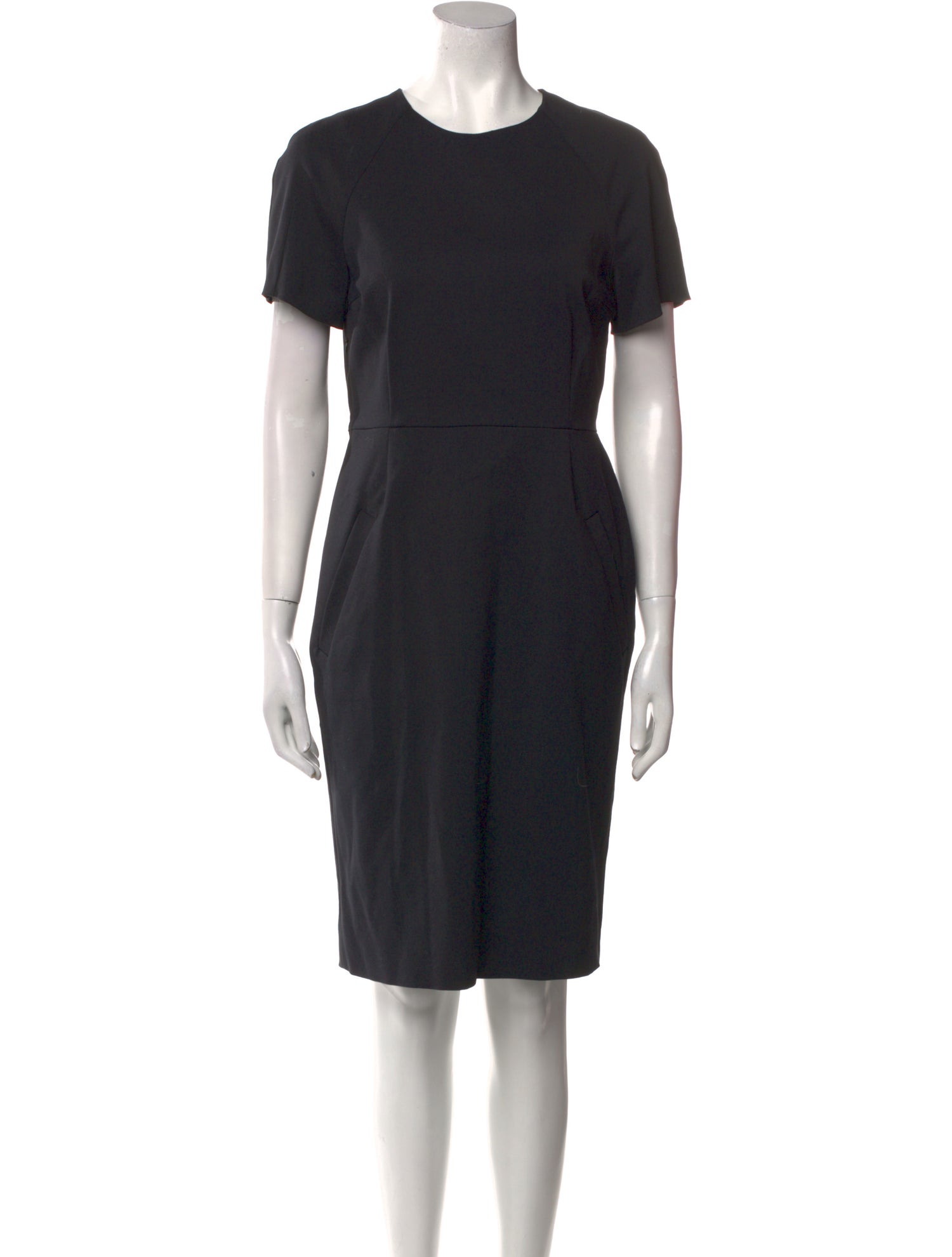 Acne Studios Crew Neck Knee-Length Dress